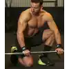 MuscleCloth Padded Lifting Straps Siyah