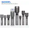 Bix Flashlight BX5101FL 60W LED, Max. 2300 Lümen Parlaklık ve 850 Metreye Kadar Uzun Menzilli, Şarj Edilebilir, LED Güç Göstergeli ve Çok Modlu Kamp Acil Durum için Kompakt El Feneri