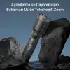 Bix Flashlight BX5101FL 60W LED, Max. 2300 Lümen Parlaklık ve 850 Metreye Kadar Uzun Menzilli, Şarj Edilebilir, LED Güç Göstergeli ve Çok Modlu Kamp Acil Durum için Kompakt El Feneri