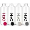 Orret Home 1000 ml Renkli Kapaklı Borosilikat Cam Matara – Sızdırmaz Çevirmeli Vakumlu Kapaklı Suluk,BPA İçermez, Isıya Dayanıklı, Geniş Ağızlı, Şık ve Dayanıklı Cam Su Şişesi (Siyah)