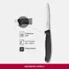 Victorinox 6.7703 SwissClassic 10cm Soyma Bıçağı, Siyah