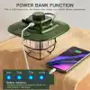 Kamp Lambası Feneri Vintage LED Kamp Feneri Suya Dayanıklı 5.000 mAh Açık Yürüyüş için Kamp Işık Lambası Elektrik Kesintisi Acil Ev Arka Bahçe Verandası Balkon Teras