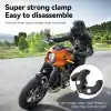 TELESIN Motosiklet Gidonu Bisiklet Montaj Kelepçeleri için GoPro Hero 13 12 11 10 9 DJI OSMO Action 5 Pro 4 3 Insta360,360° Çift Top Başlı Kelepçe Tutucu 1/4-20 mm Kamera ve Telefon için Adaptör