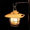 Kamp Lambası Feneri Vintage LED Kamp Feneri Suya Dayanıklı 5.000 mAh Açık Yürüyüş için Kamp Işık Lambası Elektrik Kesintisi Acil Ev Arka Bahçe Verandası Balkon Teras