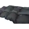 El-ayak Bilek Ağırlığı 1 Kg 1 Kg (2 ADET) (TOPLAM 2 KG) Siyah Kum Torbası Ayarlanabilir Cırt