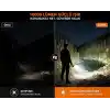 Busstier 10000 Lümen Mıknatıslı Mini El Feneri 15W Güçlü LED Şarjlı Yedek Pilli Taşıma Çantalı Taşınabilir Kamp Araç Acil Durum Feneri