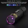 Valkyrie 365nm UV El Feneri Profesyonel Güçlü Işık Evcil Hayvan İdrar Tespiti, Para Kontrol, Akrep Mini UV Fener