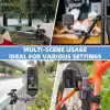 Coverzone Kamera Bisiklet ve Motosiklet Gidon Montaj, Alüminyum Alaşımlı Kelepçe, 360°, Insta360 ile uyumlu X5 X4 X3 Ace Pro Go 3S, DJI Osmo 2 Mobile 7P Action 5 Pro 4 3 ile Uyumlu, MM1, Gri