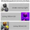 Valkyrie 365nm UV El Feneri Profesyonel Güçlü Işık Evcil Hayvan İdrar Tespiti, Para Kontrol, Akrep Mini UV Fener