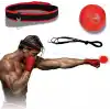 Sporsize Boks Refleks Topu ve Ayarlanabilir Kafa Bandı – Refleks Geliştirme, Koordinasyon, Hız ve Odak Antrenmanı İçin Güvenli Antrenman Topu – Çocuk ve Yetişkin Uyumlu