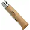 Opinel Inox Kayın Saplı Paslanmaz Çelik Çakı, Unisex, Kahverengi, Nr.8