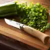 Opinel Inox Kayın Saplı Paslanmaz Çelik Çakı, Unisex, Kahverengi, Nr.8