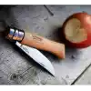 Opinel Inox Kayın Saplı Paslanmaz Çelik Çakı, Unisex, Kahverengi, Nr.8