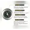 Monarty Pusula - Metal Gövdeli Profesyonel 60mm Taşınabilir El Pusulası – Dayanıklı Çelik Kasa, Yuvarlak Cep Pusulası, Kıble Yönü Bulucu