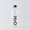 Deconox 1000 ml Renkli Kapaklı Borosilikat Cam Matara, Sızdırmaz Çevirmeli Vakumlu Kapaklı Suluk, Isıya Dayanıklı Geniş Ağızlı Detoks ve Su Şişesi (BPA İçermez) (BEYAZ)