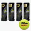 Wilson 4 Kutu Us Open Tenis Topu Vakum Ambalajda WRT106200