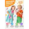 Robeve Blic 2 Mikrofonlu Çocuk Karaoke Hoparlör ve Bluetooth Hoparlör – LED Işıklı Mini Karaoke Seti, 6 Farklı Ses Efekti, Uzun Pil Ömrü, Taşınabilir Çocuk Mikrofonu ve Müzik Eğlence Seti Pembe