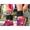Ankle Straps Fitness Ayak Bileği Ağırlık Çalışma Kemeri Cable Kickback Bilek Aparatı Sağ/sol Takım Siyah