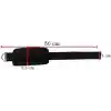 Ankle Straps Fitness Ayak Bileği Ağırlık Çalışma Kemeri Cable Kickback Bilek Aparatı Sağ/sol Takım Siyah