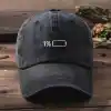 Valkyrie Low Battery Şapka Unisex Vintage Pamuk Ayarlanabilir Baseball Cap Minimal Tasarım Şapka