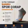 Anthony Jakson 6 Çift Kutulu Bambu Premium Bay - Bayan Spor Desenli Dikişsiz Spor Koşu ve Yürüyüş Çorabı Fabian