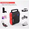 UTRAI Jstar 5 24000mAh 2000A Jump Starter + Lastik Şişirme Pompası Taşınabilir Akü Takviye Cihazı (Çanta + LCD Ekran + Powerbank + Led Lamba)