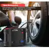 UTRAI Jstar 5 24000mAh 2000A Jump Starter + Lastik Şişirme Pompası Taşınabilir Akü Takviye Cihazı (Çanta + LCD Ekran + Powerbank + Led Lamba)