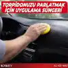 WONKEY - Oto Pasta Cila Wax Pedi Süngeri, Araba ve Torpido Parlatma ve Temizleme Aplikatörü, Polisaj Süngeri, Deri Koltuk Parlatma, Araç Boya Parlatma ve Wax Uygulama Pedi (4 Adet)