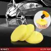 WONKEY - Oto Pasta Cila Wax Pedi Süngeri, Araba ve Torpido Parlatma ve Temizleme Aplikatörü, Polisaj Süngeri, Deri Koltuk Parlatma, Araç Boya Parlatma ve Wax Uygulama Pedi (4 Adet)