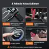 GROOVE M01 18200mAh 2000A Tepe Akımı Akü Takviye Cihazı Taşınabilir Jump Starter (Powerbank+Led Lamba+LCD Ekran) Benzinli ve Dizel Araçlar için