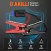 GROOVE M01 18200mAh 2000A Tepe Akımı Akü Takviye Cihazı Taşınabilir Jump Starter (Powerbank+Led Lamba+LCD Ekran) Benzinli ve Dizel Araçlar için