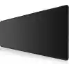 Klasse Pro Black Edition - Dikişli Kenar 70x30, 90x40, 100x50 ve 120x60 cm Oyuncu Gaming Mouse Pad (Siyah, 90x40 cm)