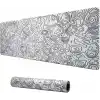 Klasse Pro - 6 Farklı Model Dikişli Kenar 70x30 cm Oyuncu Gaming Mouse Pad (White Map Lines)