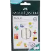 Faber-Castell Tack-it Beyaz, 50 gr, 90 Parça, Yeniden Kullanılabilir Hamur Yapıştırıcı, Sökülebilir ve İz Bırakmaz
