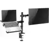 Ergoflex A74L Çift Kol Profosyonel 17-32 Monitör Tutucu ve Laptop Standı
