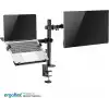 Ergoflex A74L Çift Kol Profosyonel 17-32 Monitör Tutucu ve Laptop Standı