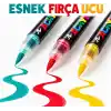 Akrilik Marker Kalem Seti 24lı, Esnek Fırça Uçlu Boya Kalemi