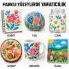 Akrilik Marker Kalem Seti 24lı, Esnek Fırça Uçlu Boya Kalemi