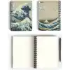Katsushika Hokusai/The Great Wave off Kanagawa,1829 | Spiralli Defter 05 | A5 | Çizgisiz | 100 Sayfa