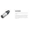 Sommer Cable Yaz Kablo Mikrofon Kablosu Stage 22 Highflex XLR 3 kutuplu Neutrik NC3MXX / XLR 3 kutuplu Neutrik NC3FXX, cırt cırtlı bantlı, siyah (3 m)