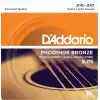 Daddario Ej15 Akustik Gitar Tel Seti, Phosphor-Bronze, Extra Light, 10-47