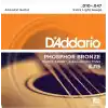 Daddario Ej15 Akustik Gitar Tel Seti, Phosphor-Bronze, Extra Light, 10-47