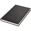 2K 4910 Defter 17x24 Cm. Çi̇zgi̇li̇ 160 Yapraklı Suni Deri Hilton Desen Kapaklı Siyah, Siyah