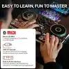 Numark Party Mix III Dahili Işıklı Bluetooth DJ Controller – 2 Deck, 16 Pad, Stems Kontrolü, Beat Assist, Smart Fader, USB-C, Serato DJ Lite & Algoriddim djay Dahil, Başlangıç DJ Seti