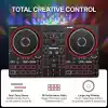 Numark Party Mix III Dahili Işıklı Bluetooth DJ Controller – 2 Deck, 16 Pad, Stems Kontrolü, Beat Assist, Smart Fader, USB-C, Serato DJ Lite & Algoriddim djay Dahil, Başlangıç DJ Seti