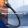 Baseus High Definition Serisi HDMI 8K to HDMI 8K Görüntü Aktarma Kablosu, 1m, Siyah