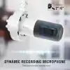 FIFINE Stüdyo XLR Dinamik Mikrofon, Akış Kaydı için USB PC Podcast Mikrofon, XLR/USB Vokal Mikrofon, Dokunarak Sessiz, Kazanç Düğmesi, Kulaklık İzleme - Amplitank K688 Beyaz