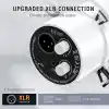 FIFINE Stüdyo XLR Dinamik Mikrofon, Akış Kaydı için USB PC Podcast Mikrofon, XLR/USB Vokal Mikrofon, Dokunarak Sessiz, Kazanç Düğmesi, Kulaklık İzleme - Amplitank K688 Beyaz