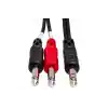 Hosa 1/4 inç TRS (M) - Dual 1/4 inç TS (M) Insert Kablo 1 m (STP-201)