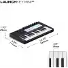 Novation Launchkey Mini 25 [MK4] — Taşınabilir 25 Mini Tuşlu, USB, MIDI Klavye Kontrolörü, DAW Entegrasyonu ile. Akor Modu, Ölçek Modu, Davul Pedleri ve Arpejjatör. Müzik Yaratma Yazılımı Paketi Dahil